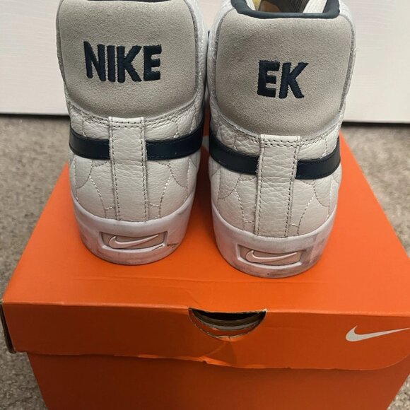 Size 10 - Eric Koston x Nike Zoom Blazer SB Mid White Nightshade - Picture 5 of 8